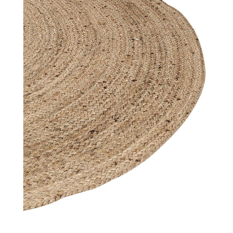 Beliani Teppich aus Jute  DEMIRCI  