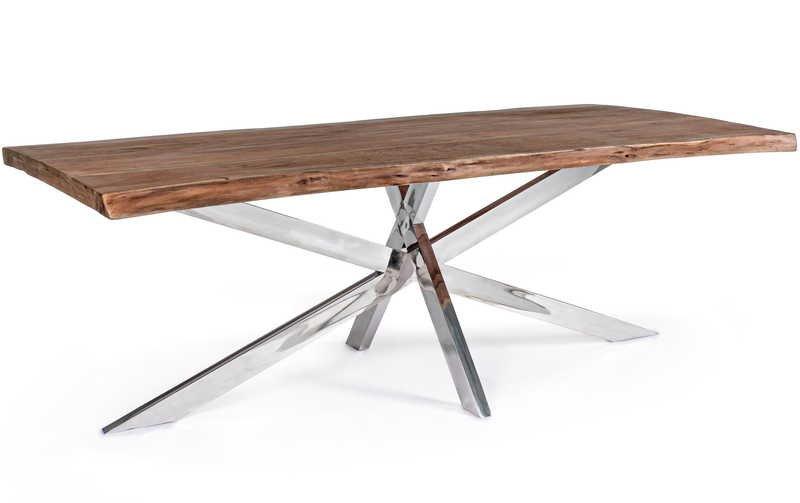 mutoni Table en bois massif Arkansas 220x100  