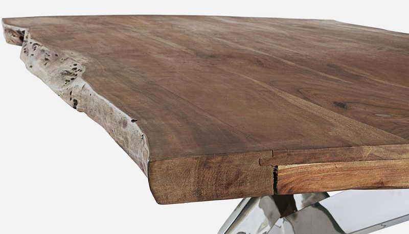 mutoni Table en bois massif Arkansas 220x100  