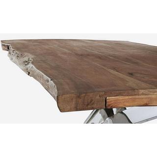 mutoni Table en bois massif Arkansas 220x100  