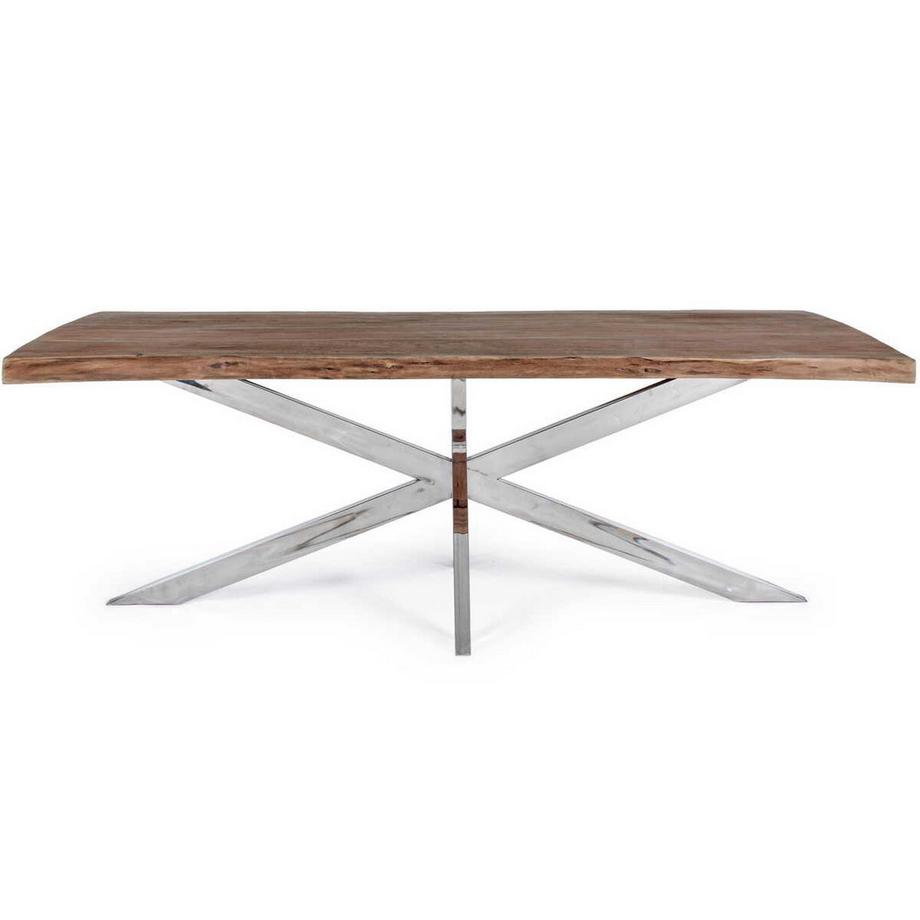 mutoni Table en bois massif Arkansas 220x100  