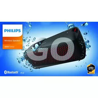 PHILIPS  Wireless speaker Enceinte portable mono Noir 10 W 