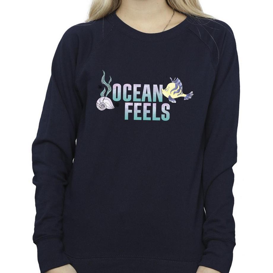 Disney The Little Mermaid Ocean Feels Felpa  