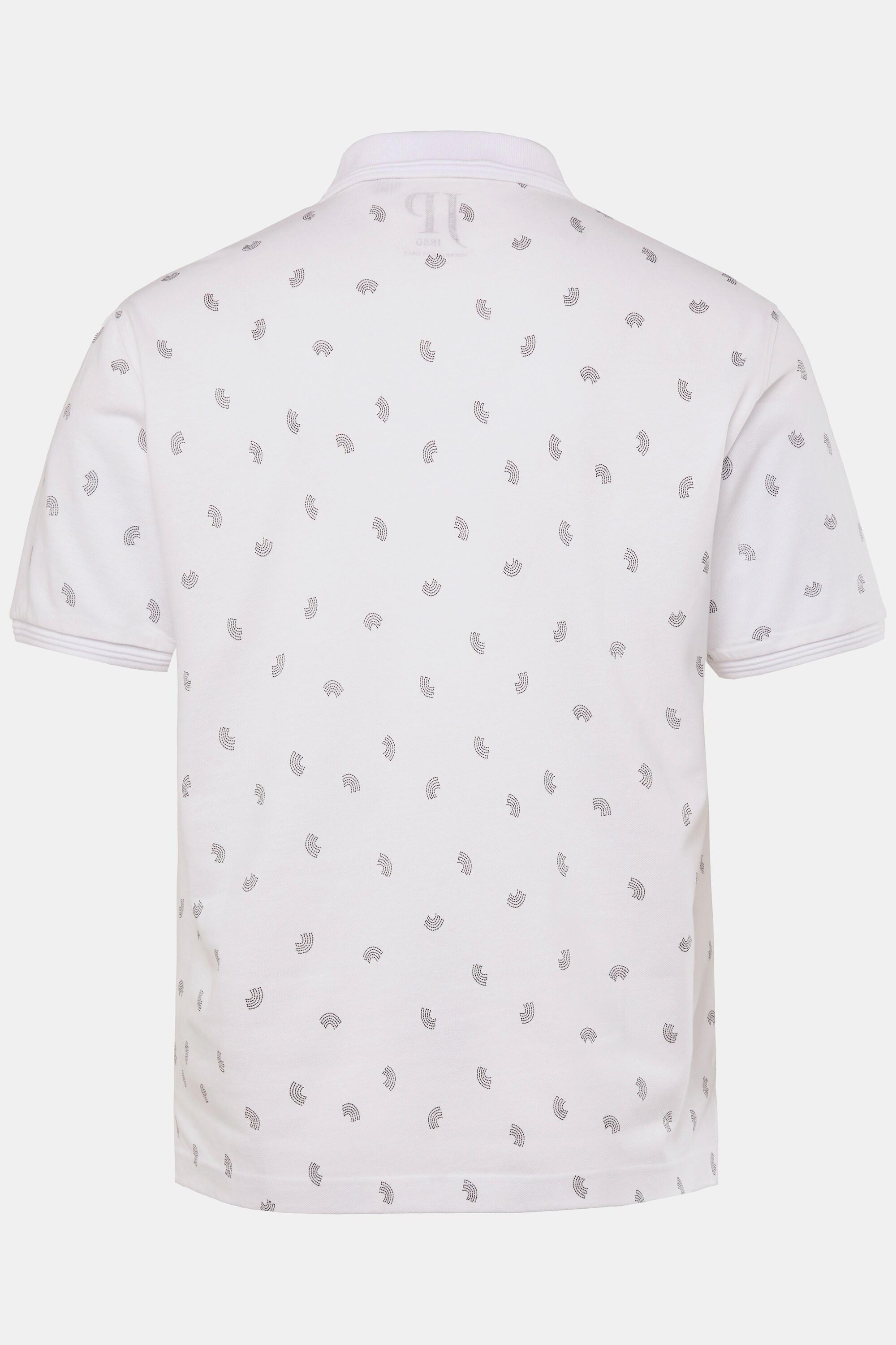 JP1880 Piqué Halbarm Poloshirt Alloverdruck  