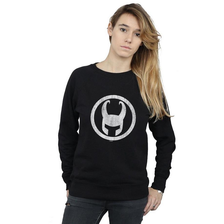 MARVEL Loki Distressed Logo Sweatshirt  