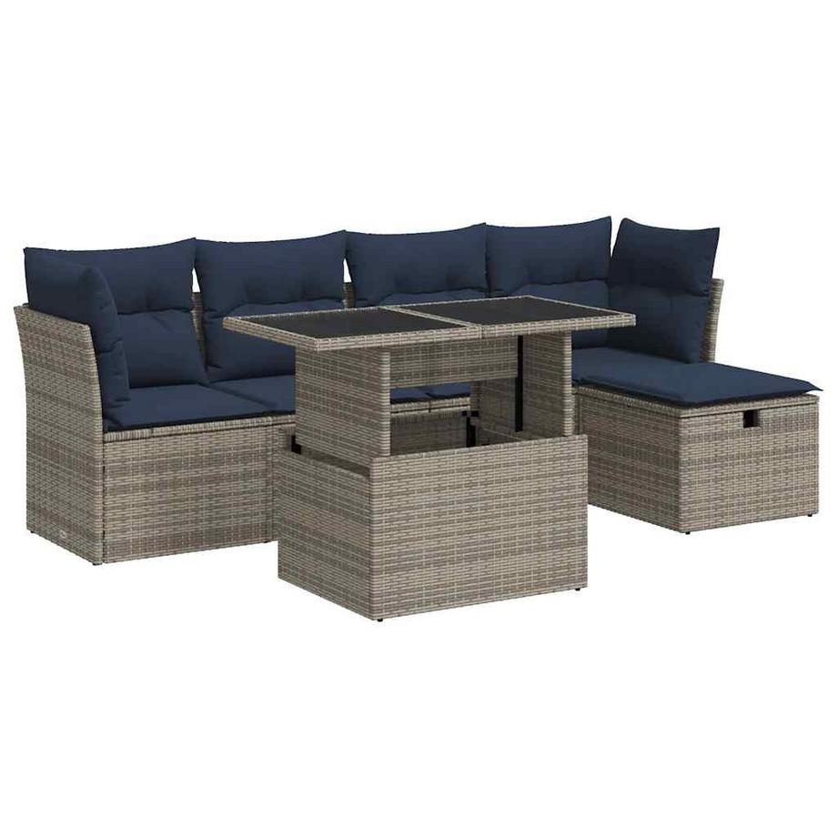 Garten sofagarnitur poly-rattan