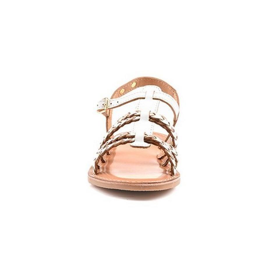 Les Tropeziennes Baia-35 geflochtene Riemchensandalen  