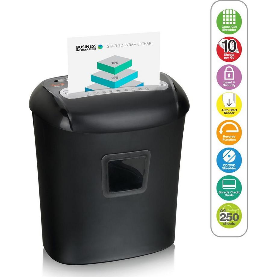 Peach Aktenvernichter Partikelschnitt 5 x 16 mm 21 l  