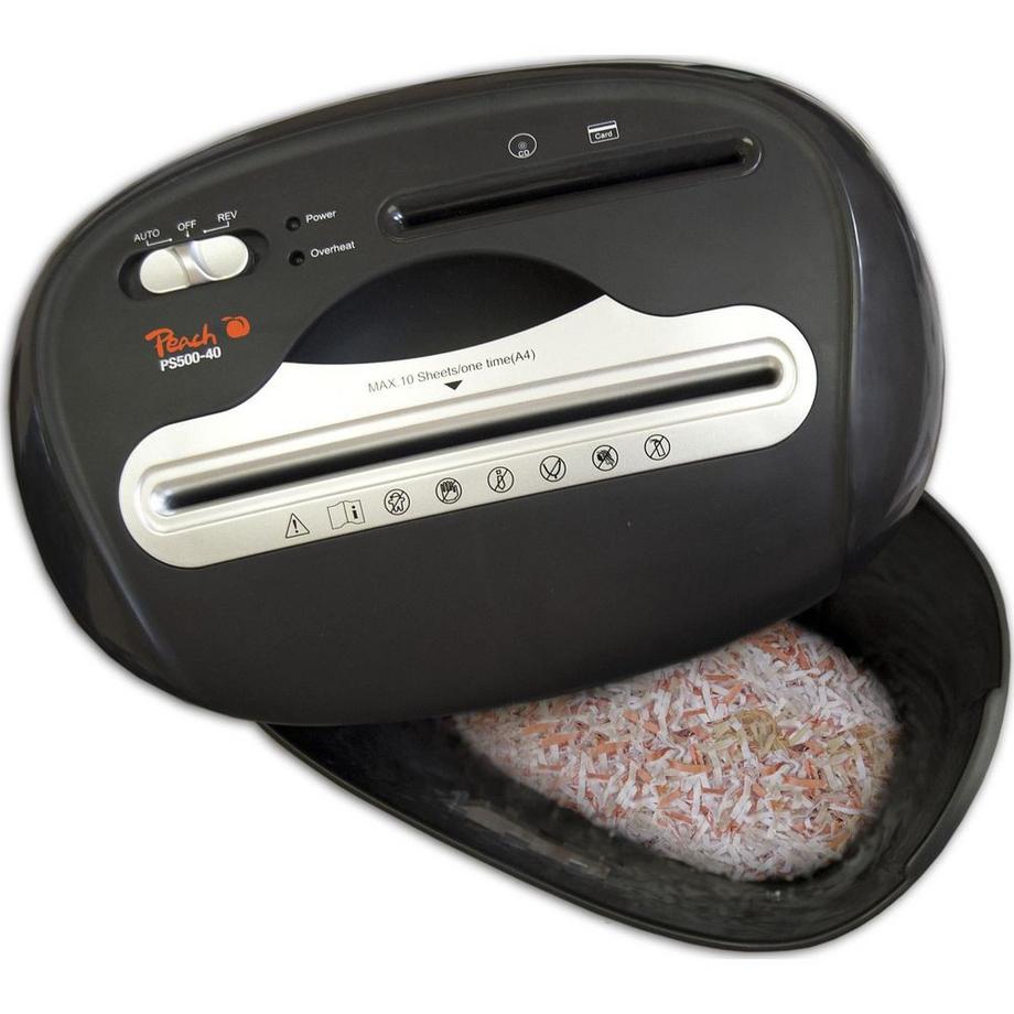 Peach Aktenvernichter Partikelschnitt 5 x 16 mm 21 l  