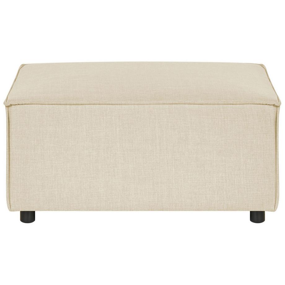 Beliani Ottoman en Lin synthétique Scandinave APRICA  