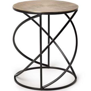 mutoni Table d'appoint Erendira Bronze ronde 45x45  