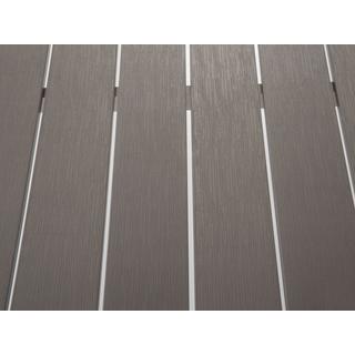 Beliani Tavolo da pranzo da giardino en Legno plastico Industriale VERNIO  