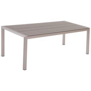 Beliani Table de salle à manger de jardin en Bois synthétique Industriel VERNIO  