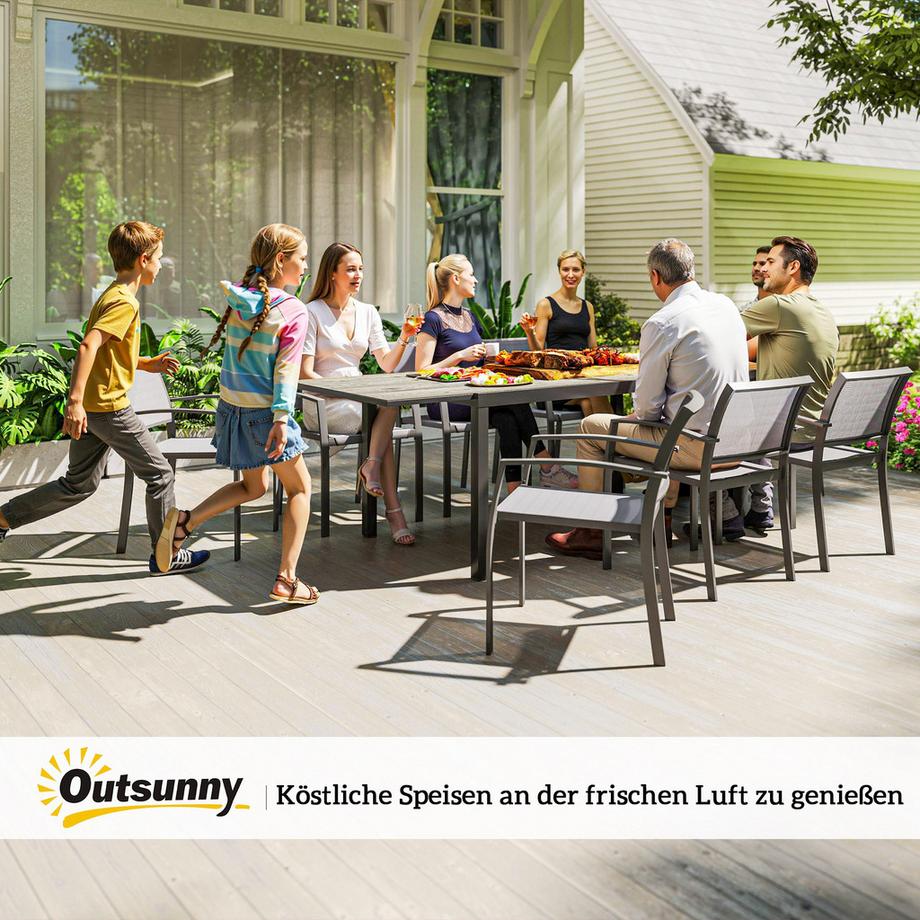 Outsunny table de jardin  
