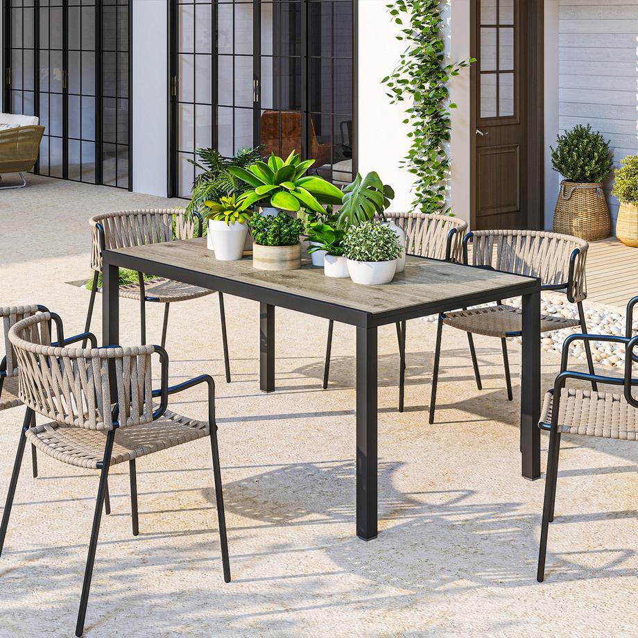 Outsunny table de jardin  
