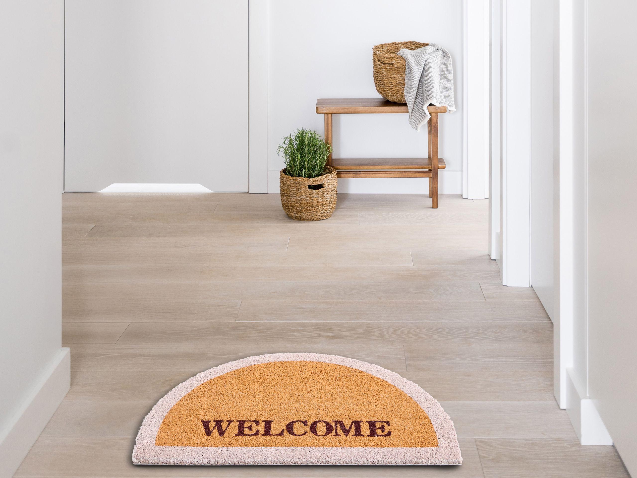 Beliani Fussmatte aus Kokosfasern Klassisch BUHI  