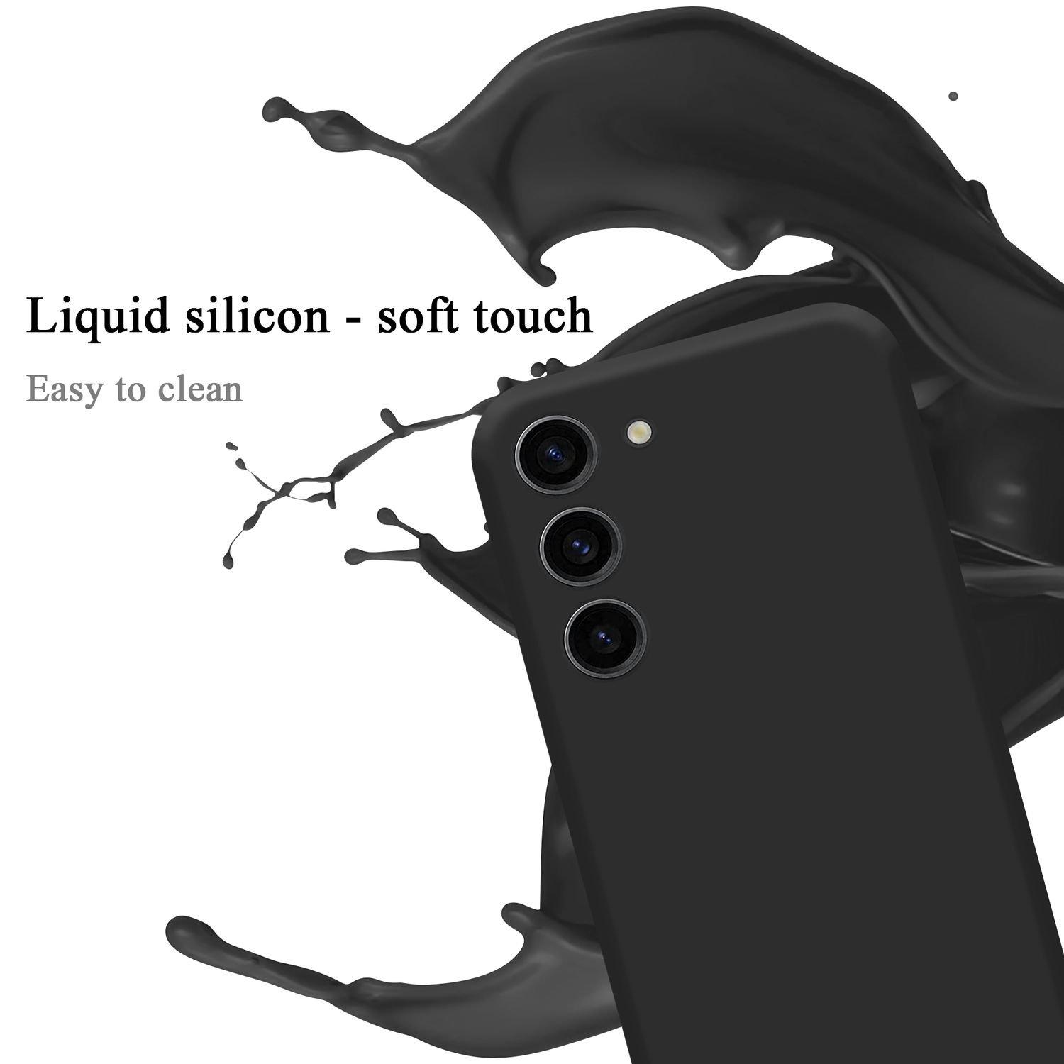 Cadorabo  Hülle für Samsung Galaxy S23 PLUS in LIQUID SCHWARZ - Schutzhülle aus flexiblem TPU Silikon 