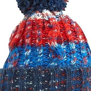 Beechfield Corkscrew Bonnet Tricoté à Pompon  