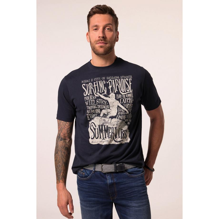 JP1880 T-Shirts 2er-Pack Halbarm Brustprint  