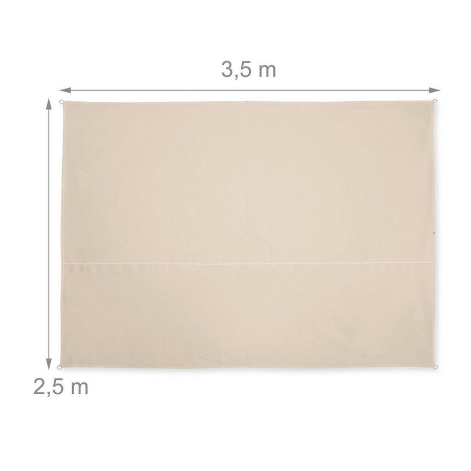 B2X Vela parasole rettangolare gialla  