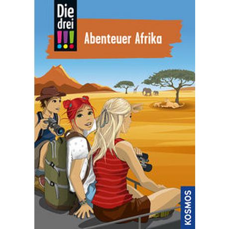 Die drei !!!, 96, Abenteuer Afrika Vogel, Kirsten; Biber, Ina (Illustrationen) Copertina rigida 