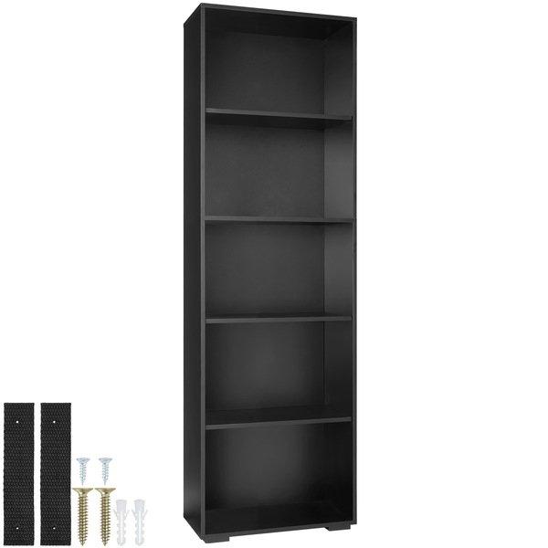 Tectake Bücherregal Lexi 5 Fächer 60x30x190cm  