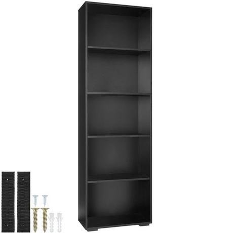Tectake Bücherregal Lexi 5 Fächer 60x30x190cm  