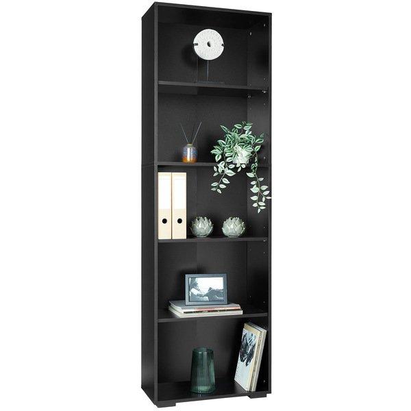 Tectake Bücherregal Lexi 5 Fächer 60x30x190cm  