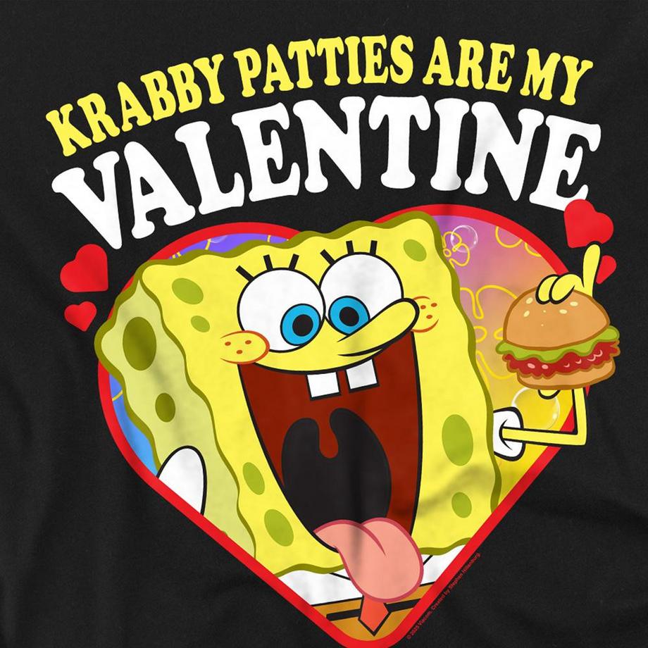 Nickelodeon  Krabby Patties Are My Valentine Maglietta 