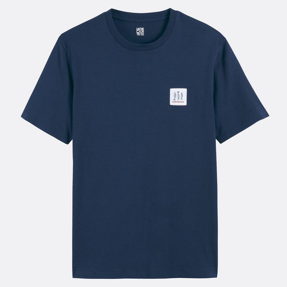 La Redoute Collections Rundhals Kurzarm T-Shirt mit Tiermotiv  