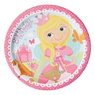 amscan Prinzessin PartyTeller, Papier 8erPack  