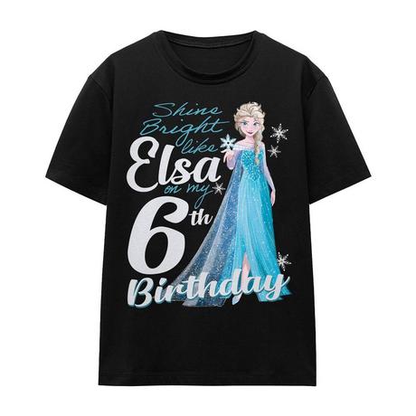 FROZEN Bright Like Elsa 6ème Anniversaire T-Shirt  