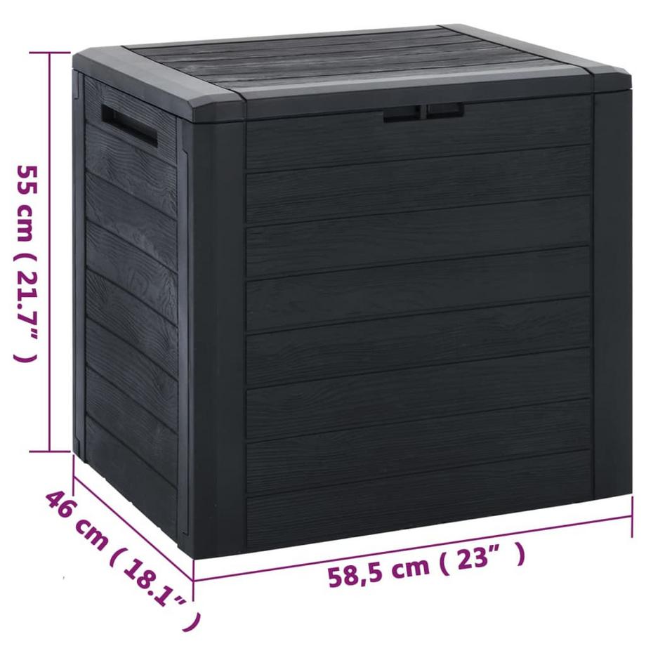 VidaXL Aufbewahrungsbox polypropylen  