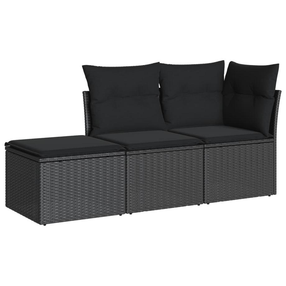 set divano da giardino Polirattan