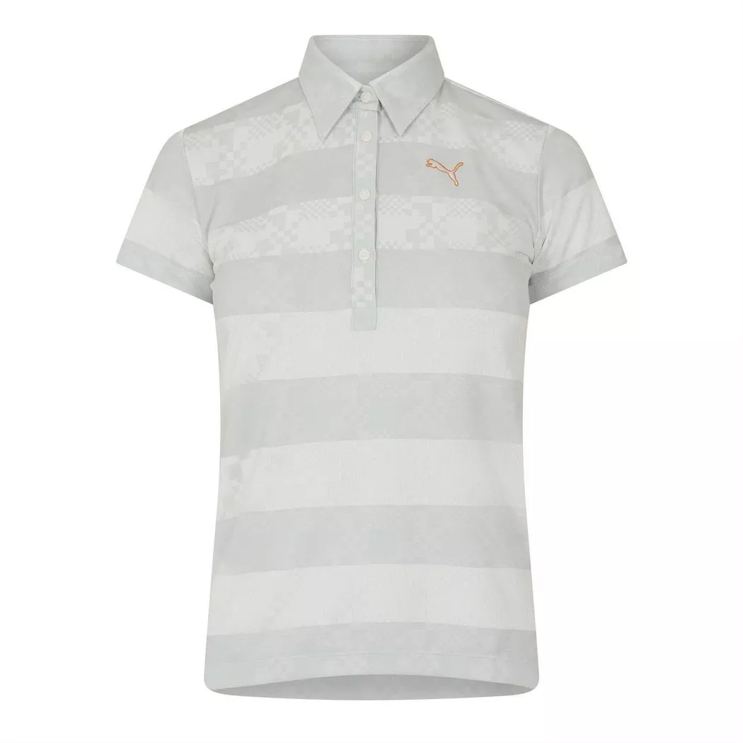 Puma - Poloshirt, Stripes, 36, Grau