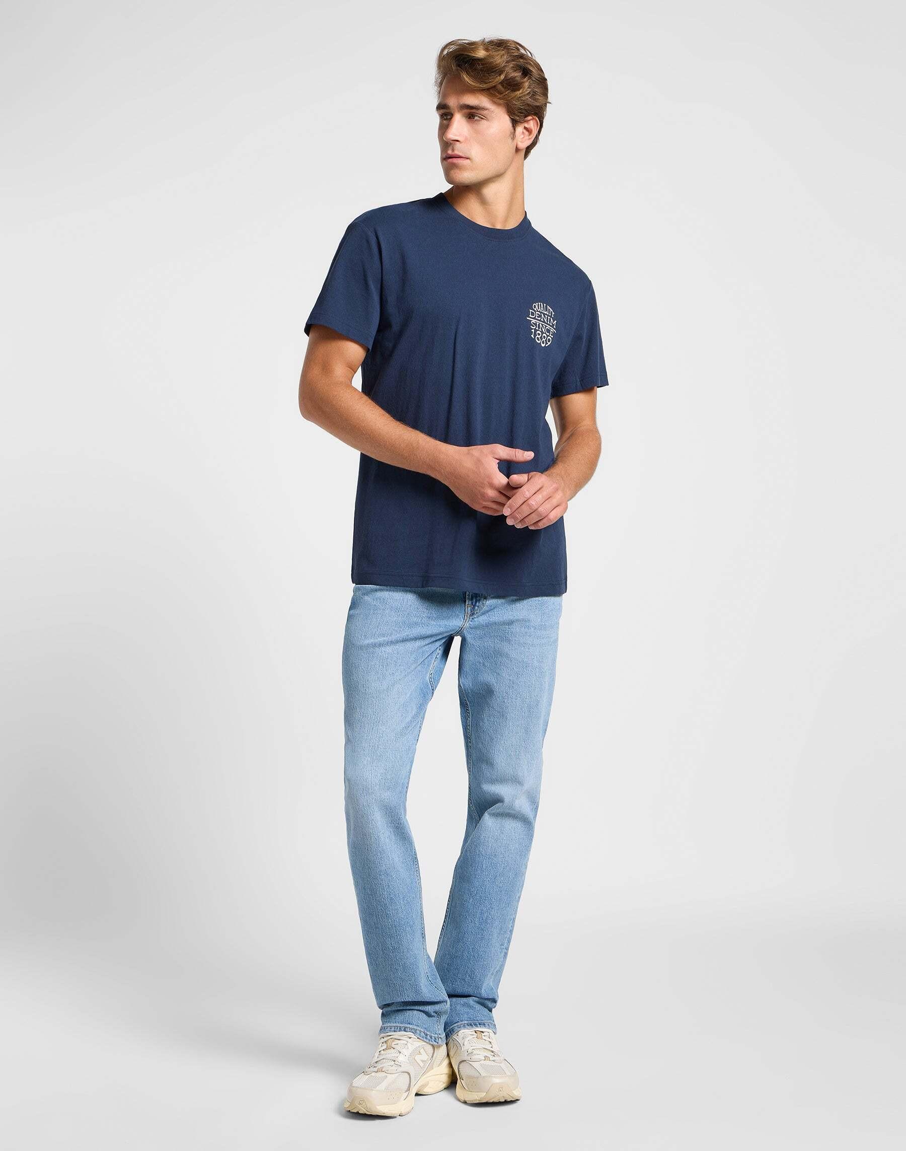 Lee Relaxed Tee T-Shirt Mood Indigo  