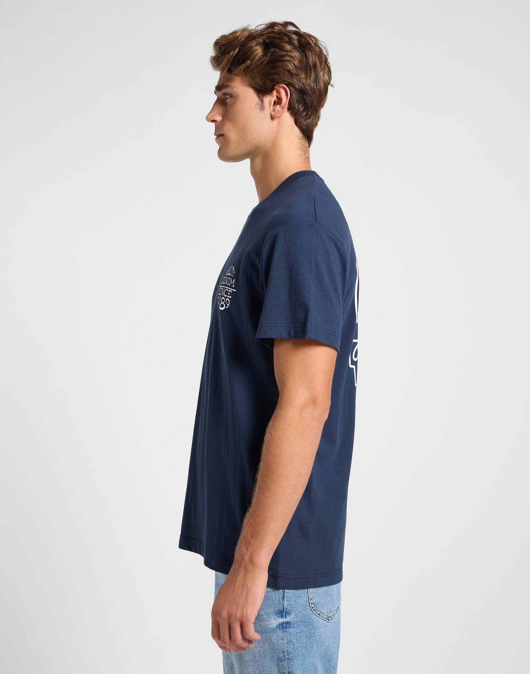 Lee Relaxed Tee T-Shirt Mood Indigo  
