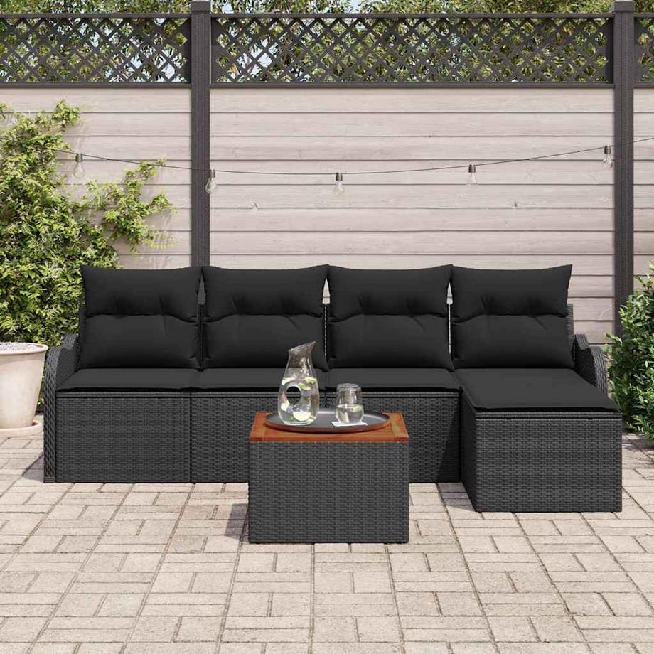 VidaXL Gartensofa-set poly-rattan  