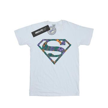 Superman Floral Logo 1 TShirt