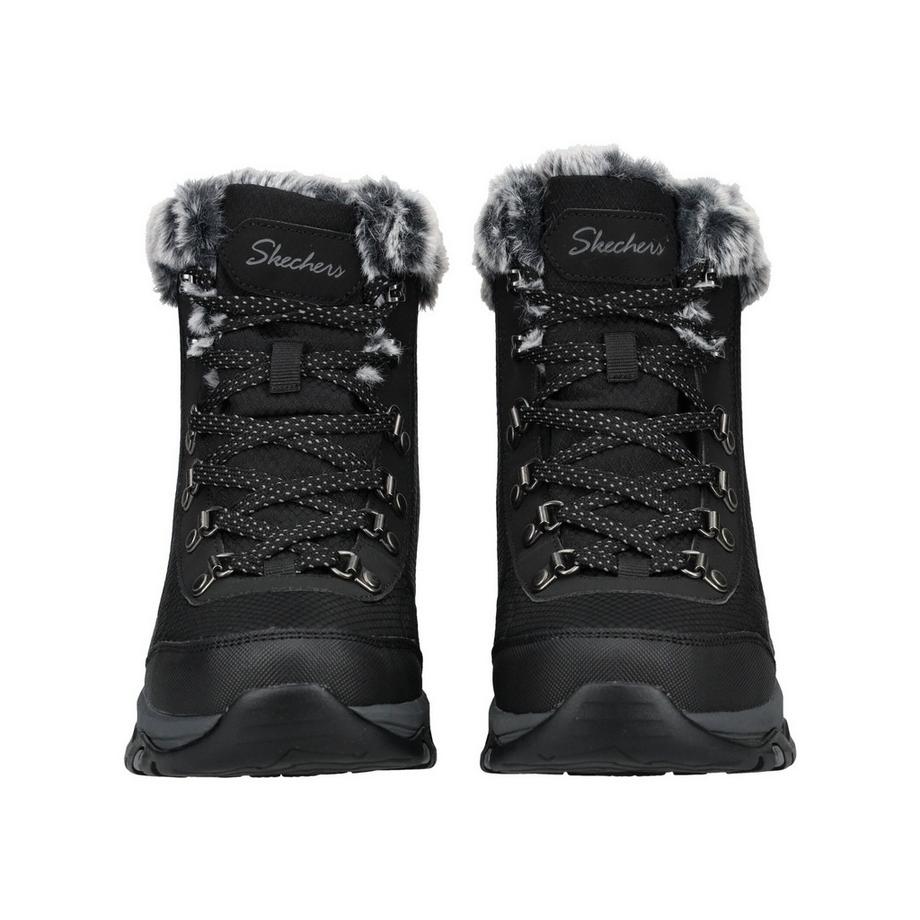 SKECHERS Wasserdichte Winterstiefeletten mit Kunstfellbesatz  