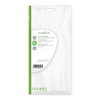 Nedis  Câble audio vidéo | 3,5 mm mâle | 3,5 mm mâle | nickelé | 1,00 m | rond | PVC | noir 