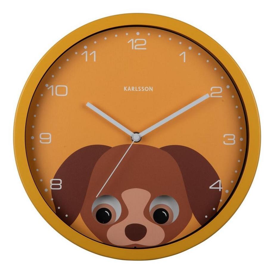Wanduhr Hund