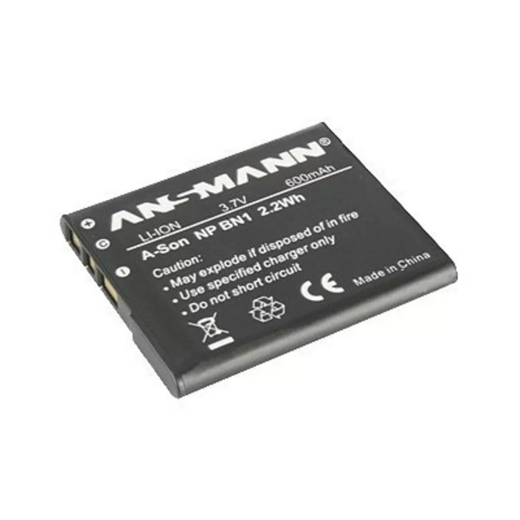 Ansmann 1400-0009 Camera Battery 3.7V 650mAh Li-Ion for NP-BN1