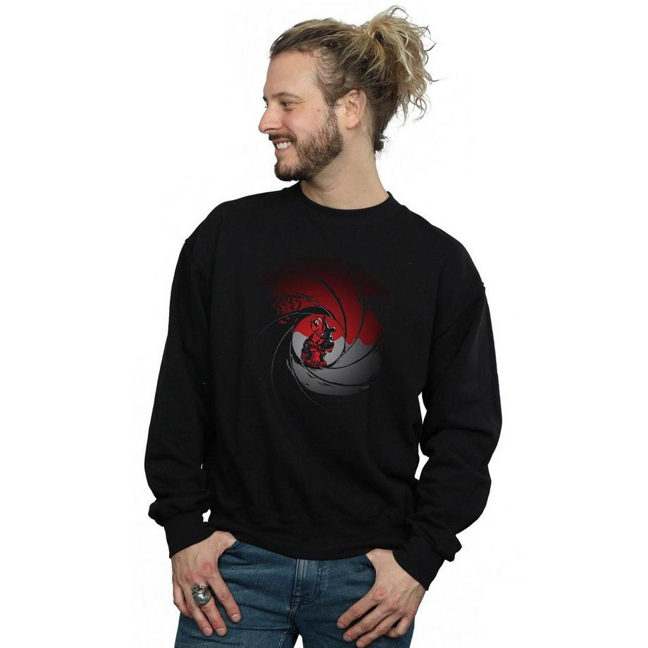 MARVEL Deadpool 007 Bullet Hole Sweatshirt  
