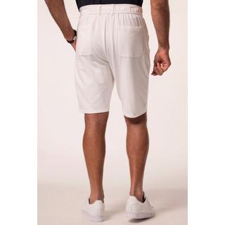 JP1880 Seersucker Bermuda Shorts mit Knopf und Reissverschlussbund  