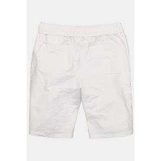 JP1880 Seersucker Bermuda Shorts mit Knopf und Reissverschlussbund  