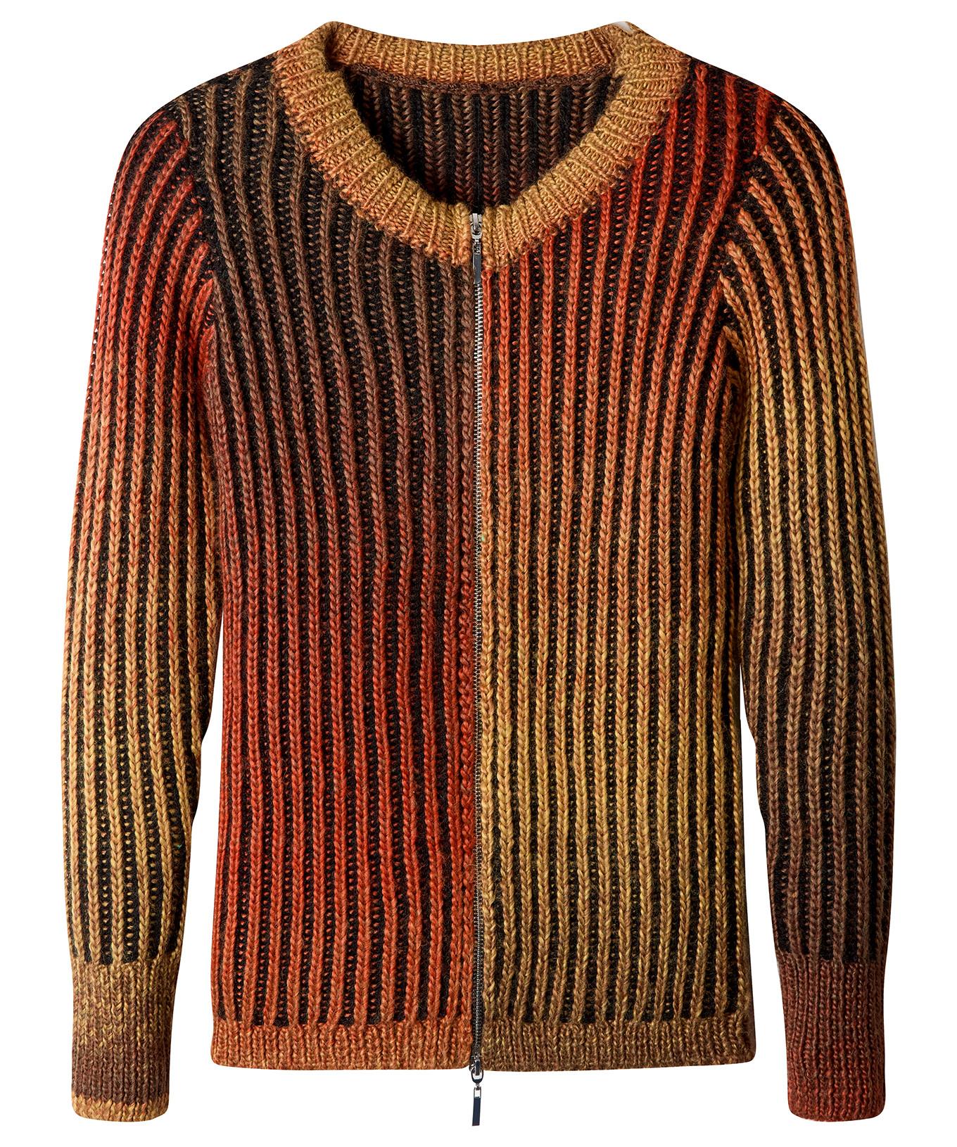 Joe Browns Cardigan Zippé en Maille Côtelée Structurée  