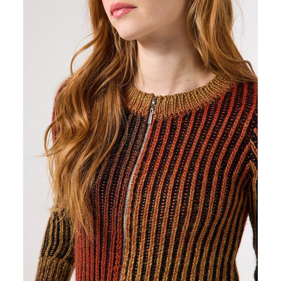 Joe Browns Strukturierter Rippstrick Zip Cardigan  