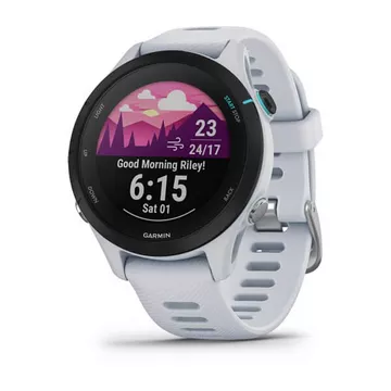 Forerunner 255S 2,79 cm (1.1 Zoll) 41 mm Schwarz, Weiß GPS