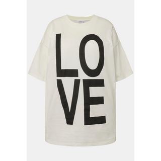 Studio Untold  T-shirt oversized à col rond et manches courtes, LOVE 